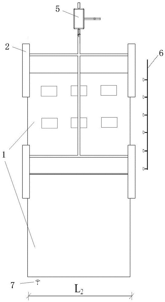 A water distribution and diversion device for an inclined tube sedimentation tank