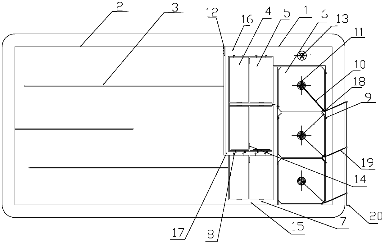 Culture pond system capable of improving energy efficiency