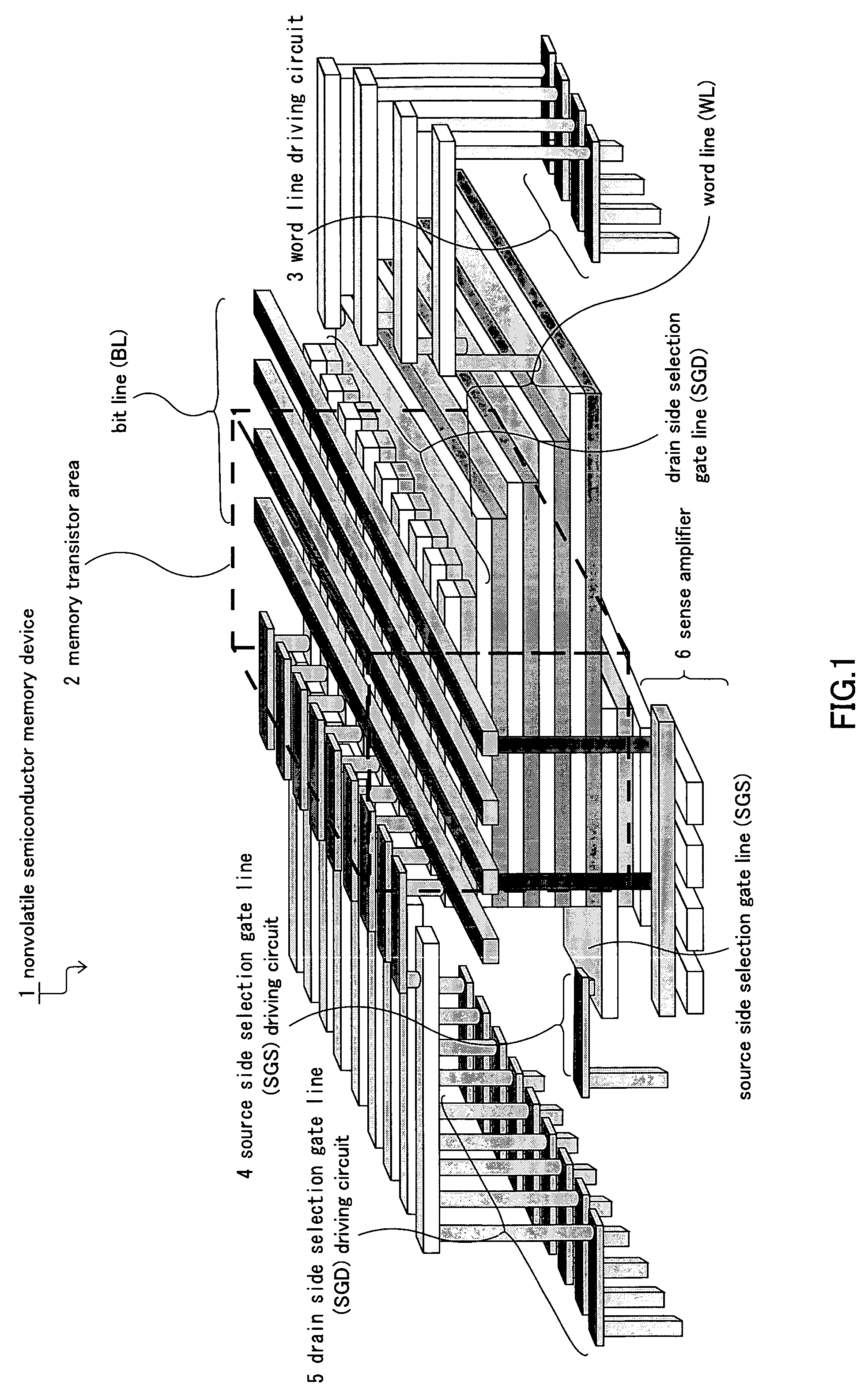 Nonvolatile semiconductor memory device and manufacturing method thereof