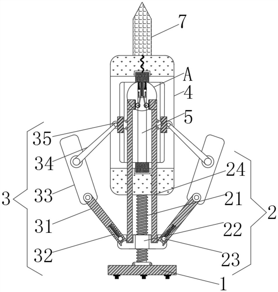 Signal tower capable of automatically reducing wind resistance and enhancing lightning protection effect