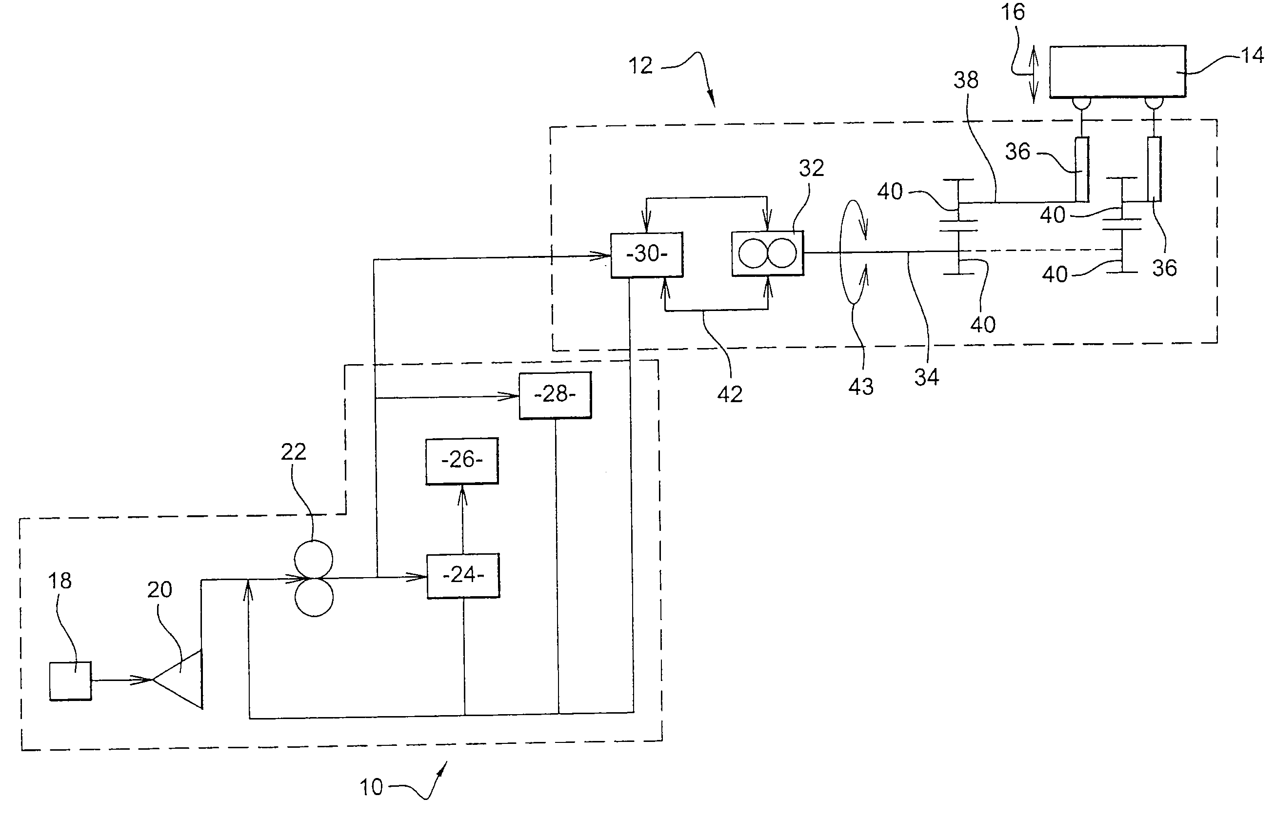 Actuating of a thrust reverser in a turbomachine