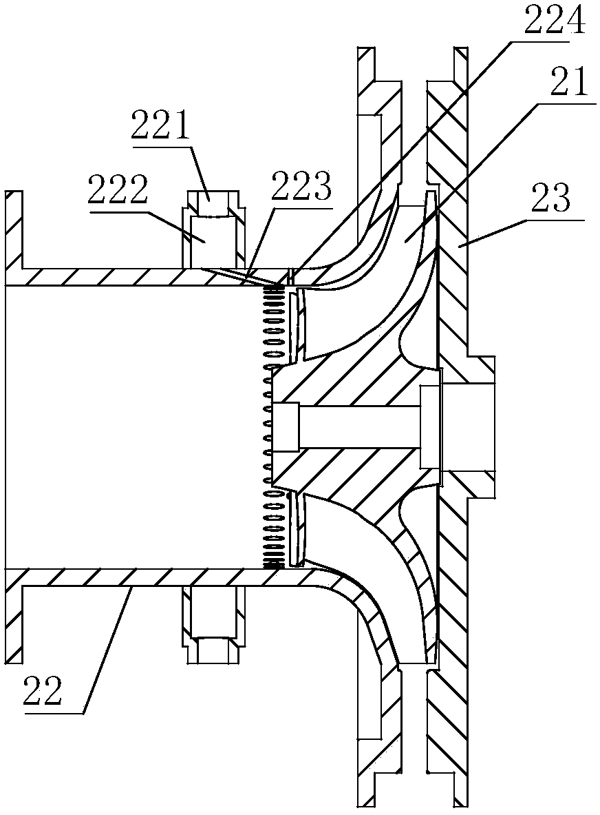 A Centrifugal Impeller Forced Vibration Suppression System and Control Method