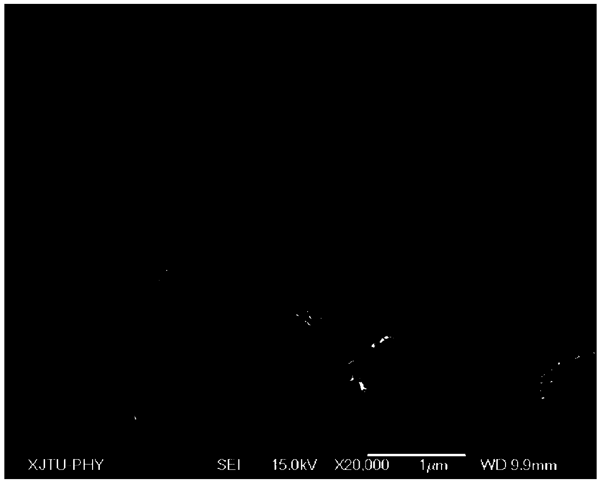 Method for preparing carbon-doped bismuth oxychloride nanoflower powder