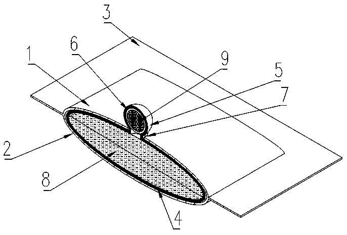 Self-inflating hemostatic application