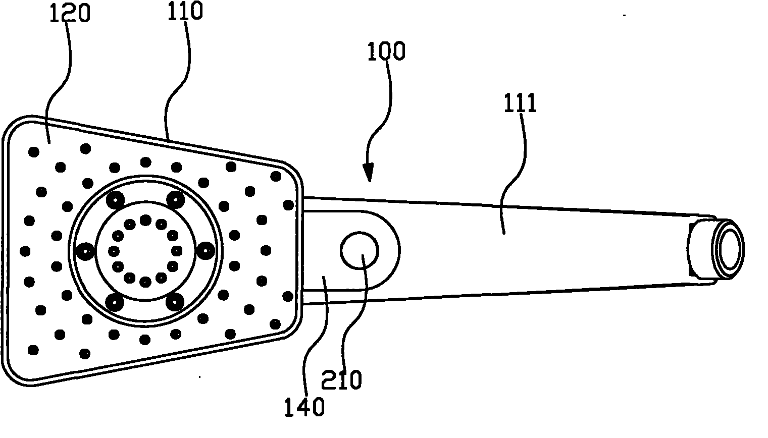 Button-switched sprinkler and switching method thereof