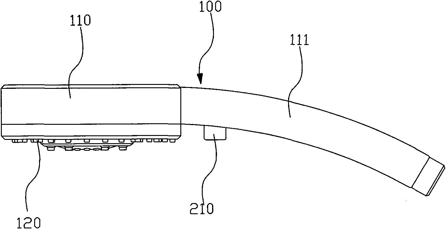 Button-switched sprinkler and switching method thereof