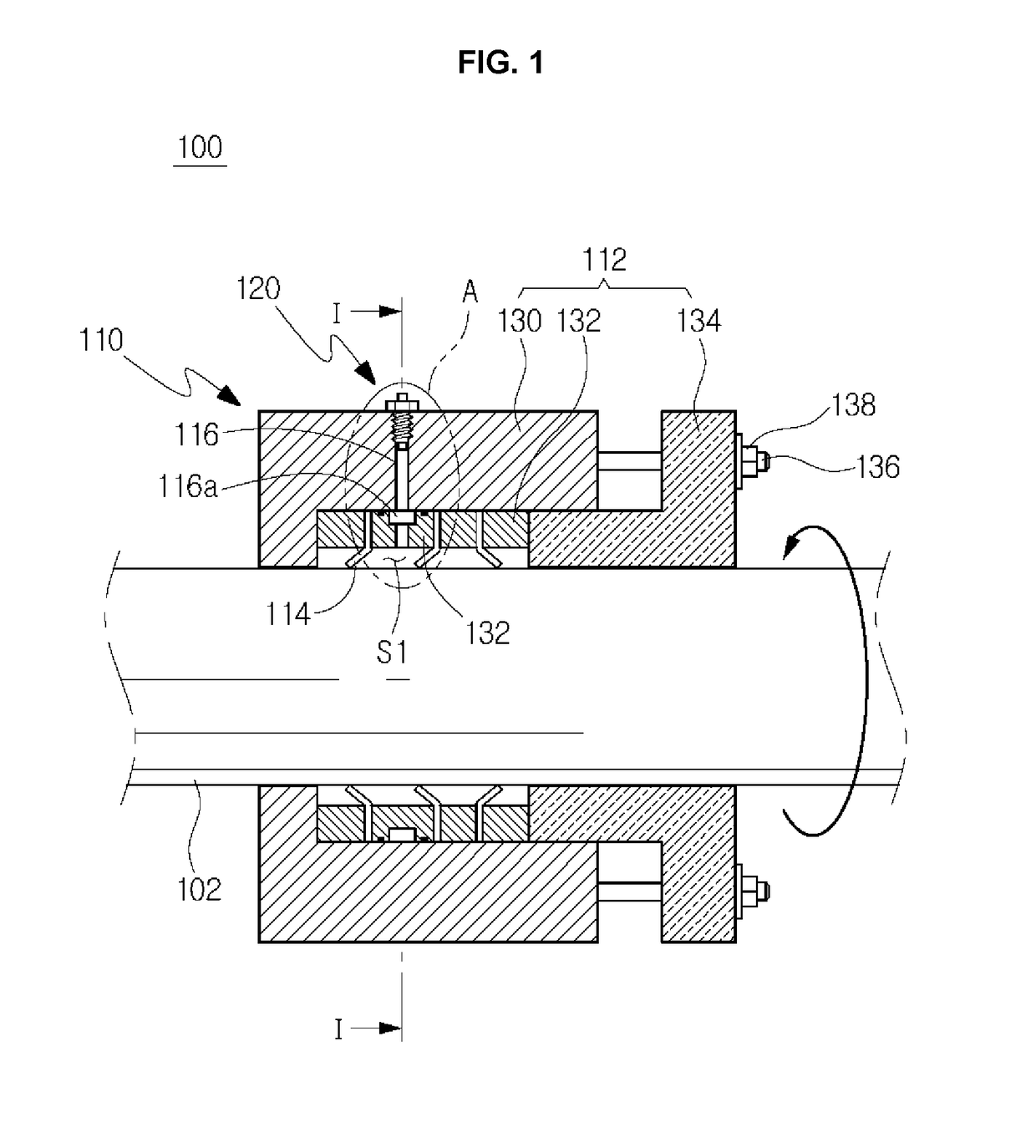 Sealing system having leakage sensing function