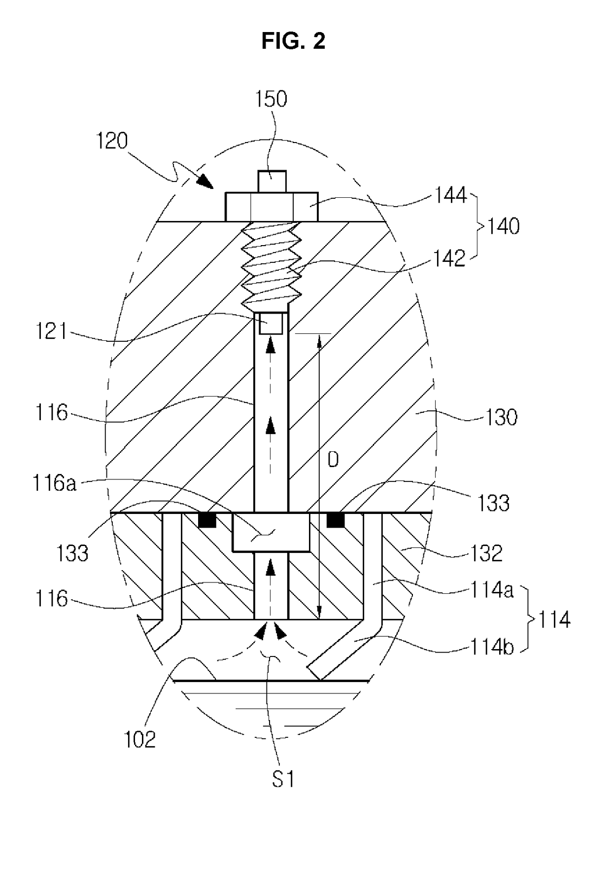 Sealing system having leakage sensing function