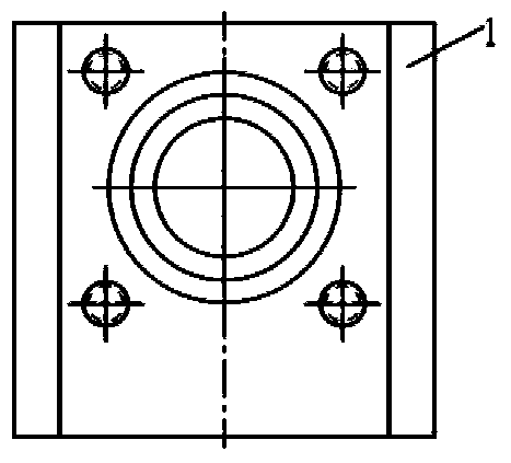 Special tension clamp for milling of blade type parts