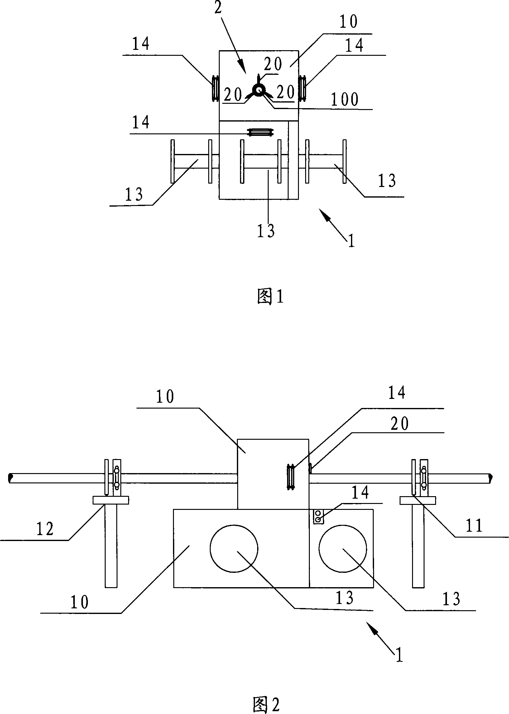 A cable peeling device