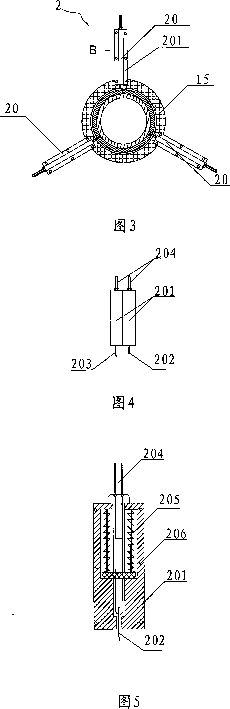 A cable peeling device