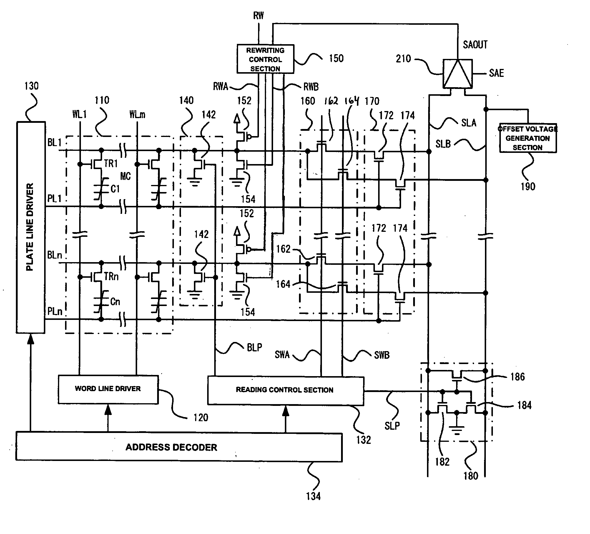 Ferroelectric memory device and electronic apparatus