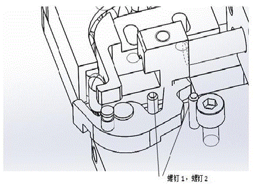 LED lamp pushing mechanism precise in linkage