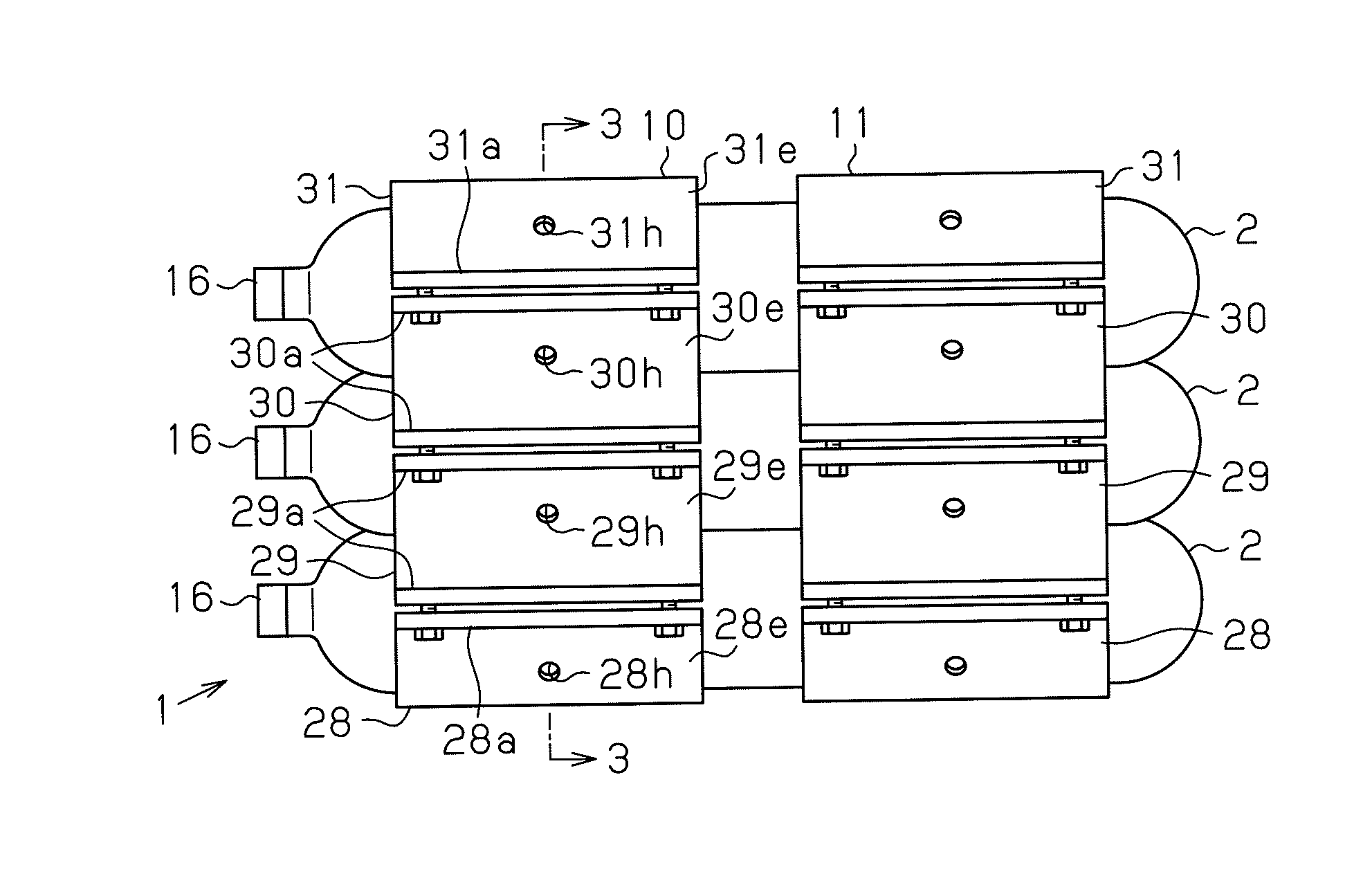 Hydrogen gas storage device