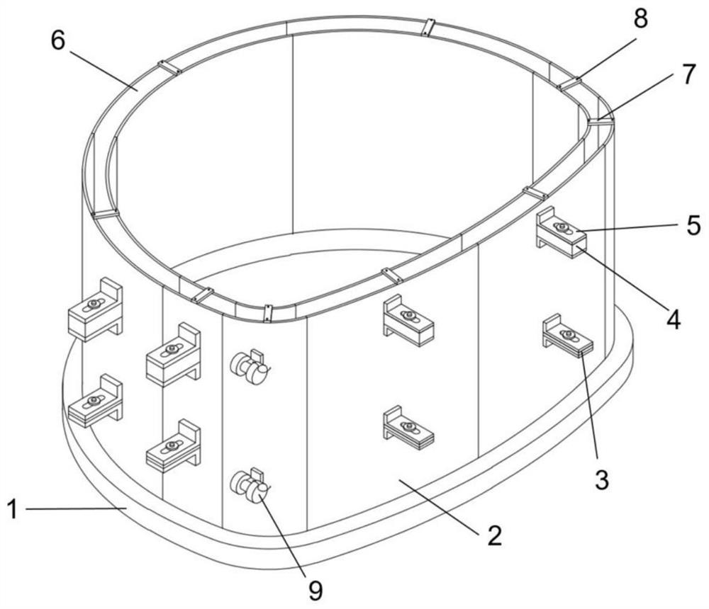 Model test device and method for operating highway tunnel lining disease evolution rule