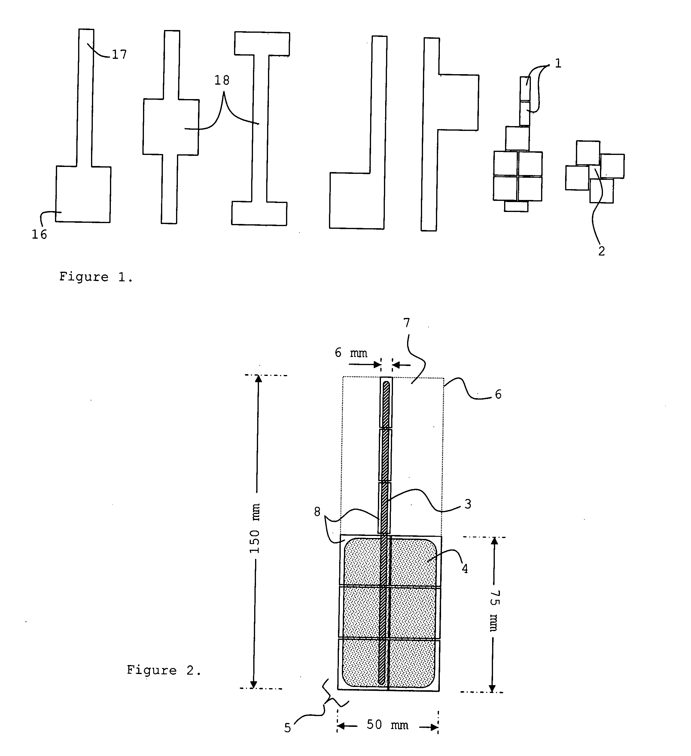 Radiation imaging device with irregular rectangular shape and extraoral dental imaging system therefrom