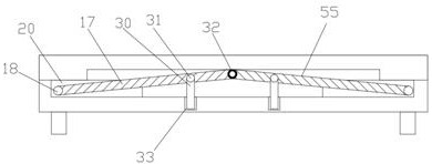 Four-wheel flatbed cart capable of crawling short-step stairs