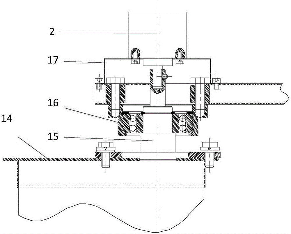 Airfoil-shaped dynamic aerodynamic characteristic test bench for horizontal-axis wind turbine