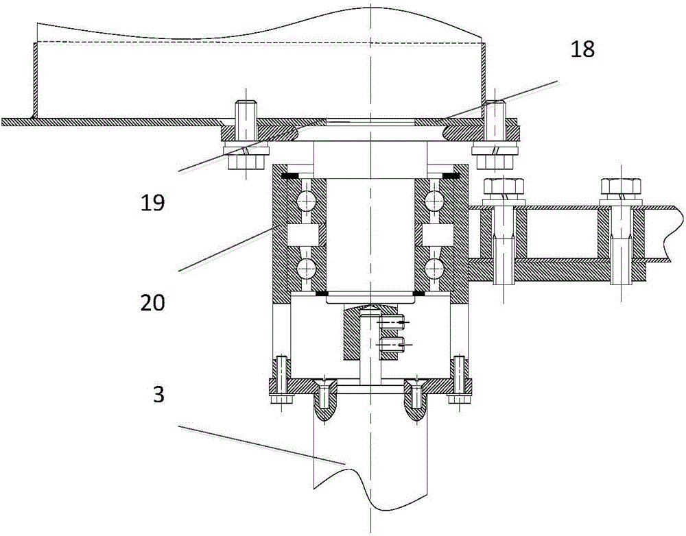 Airfoil-shaped dynamic aerodynamic characteristic test bench for horizontal-axis wind turbine