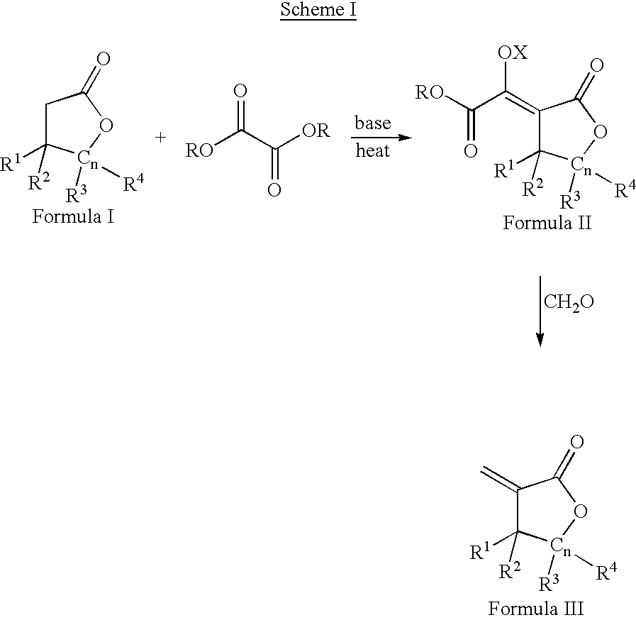 Process for the preparation of a-methylenelactones and a-substituted hydrocarbylidene lactones