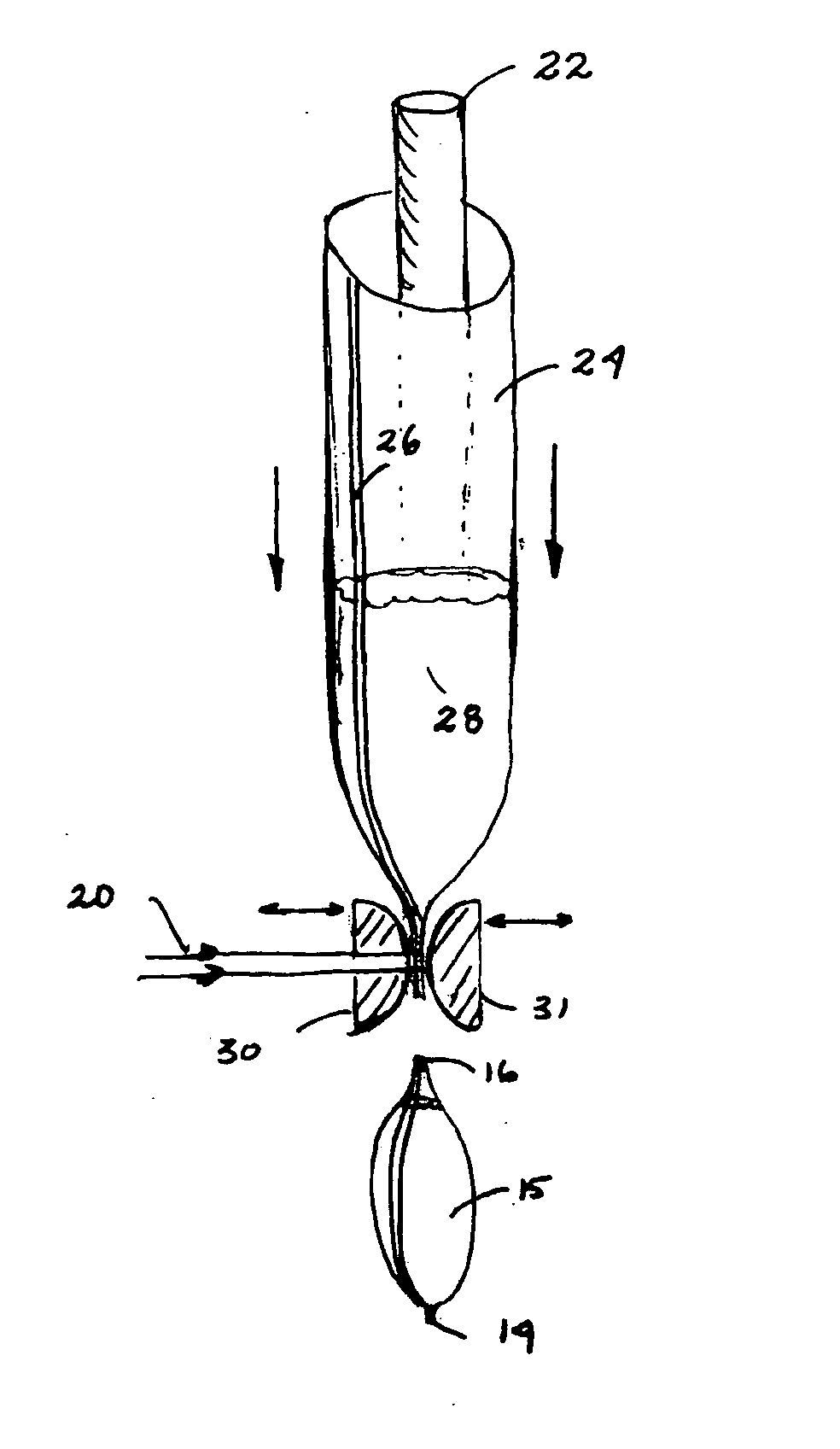 Optical sealing clamp and a method for sealing and cutting polymeric sheets with a laser