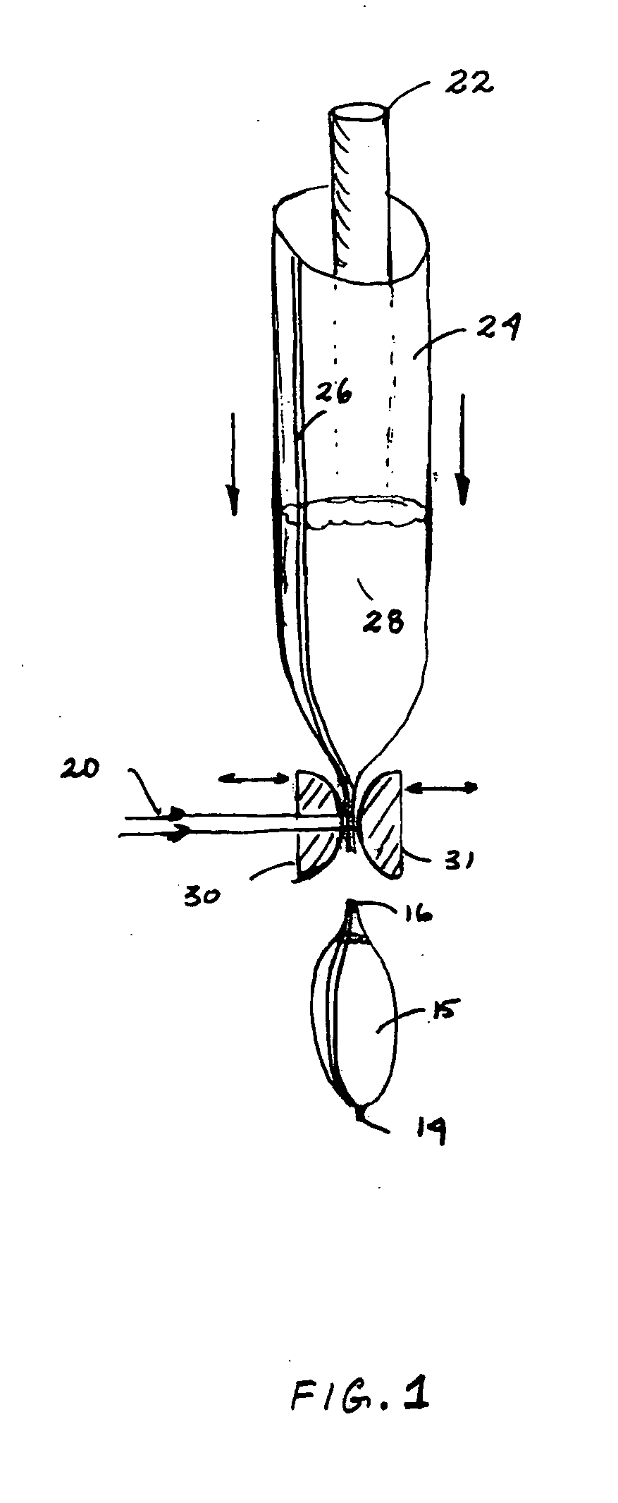 Optical sealing clamp and a method for sealing and cutting polymeric sheets with a laser