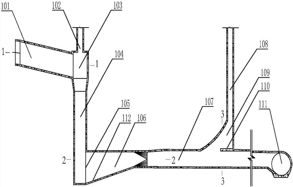 Doped gas energy dissipation and gas explosion preventing flood discharging device and flood discharging method thereof