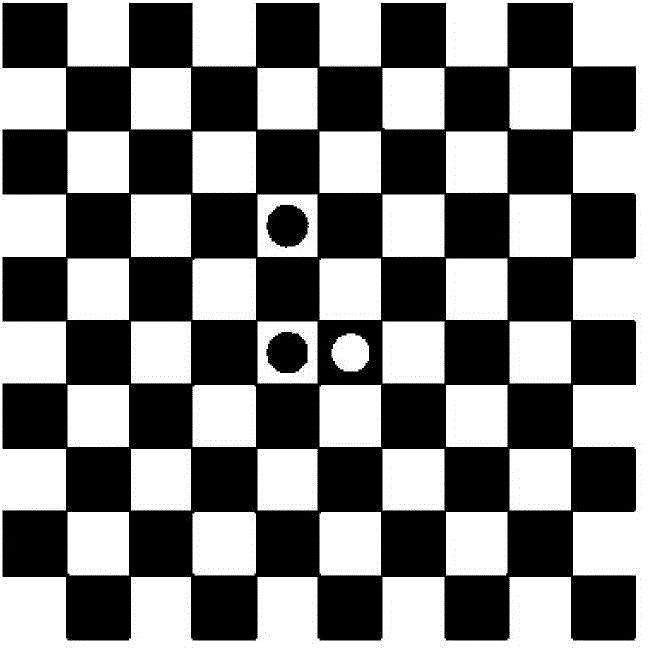 Directional calibration target for camera inner and outer parameter calibration