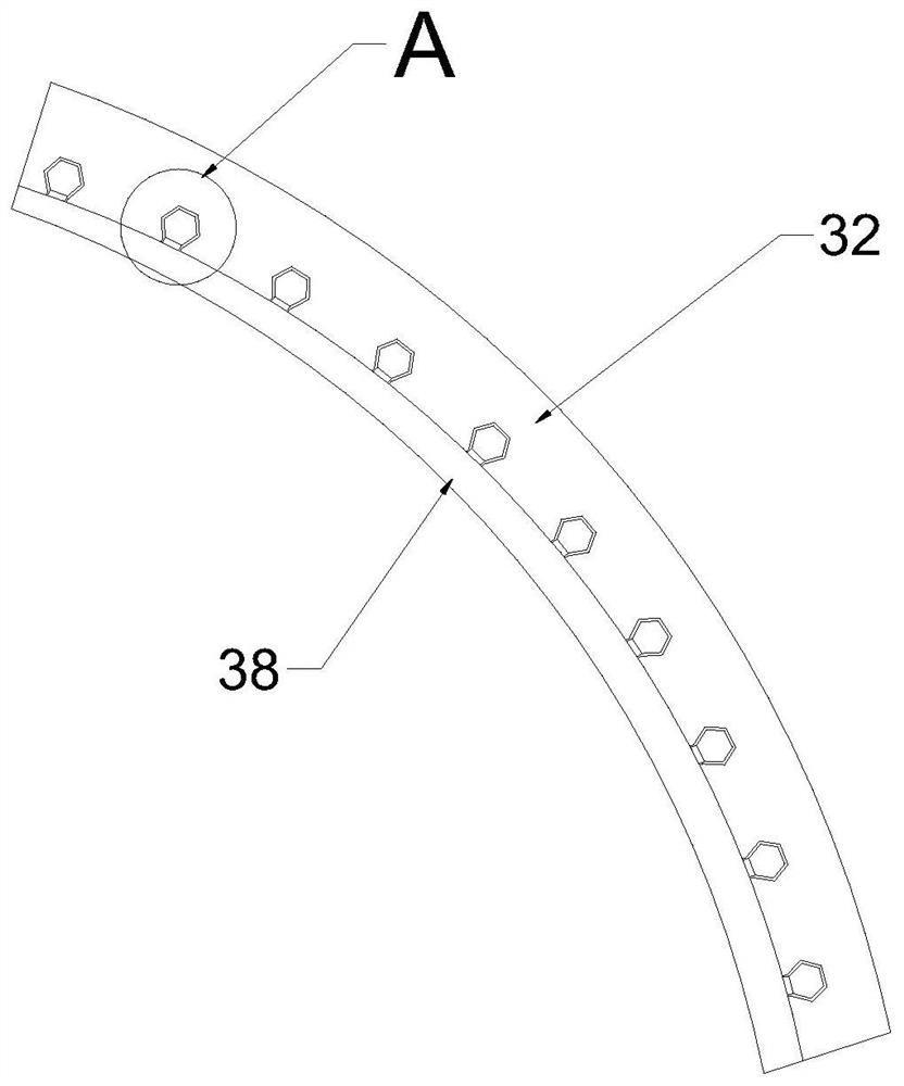 Rubber pipeline laying device