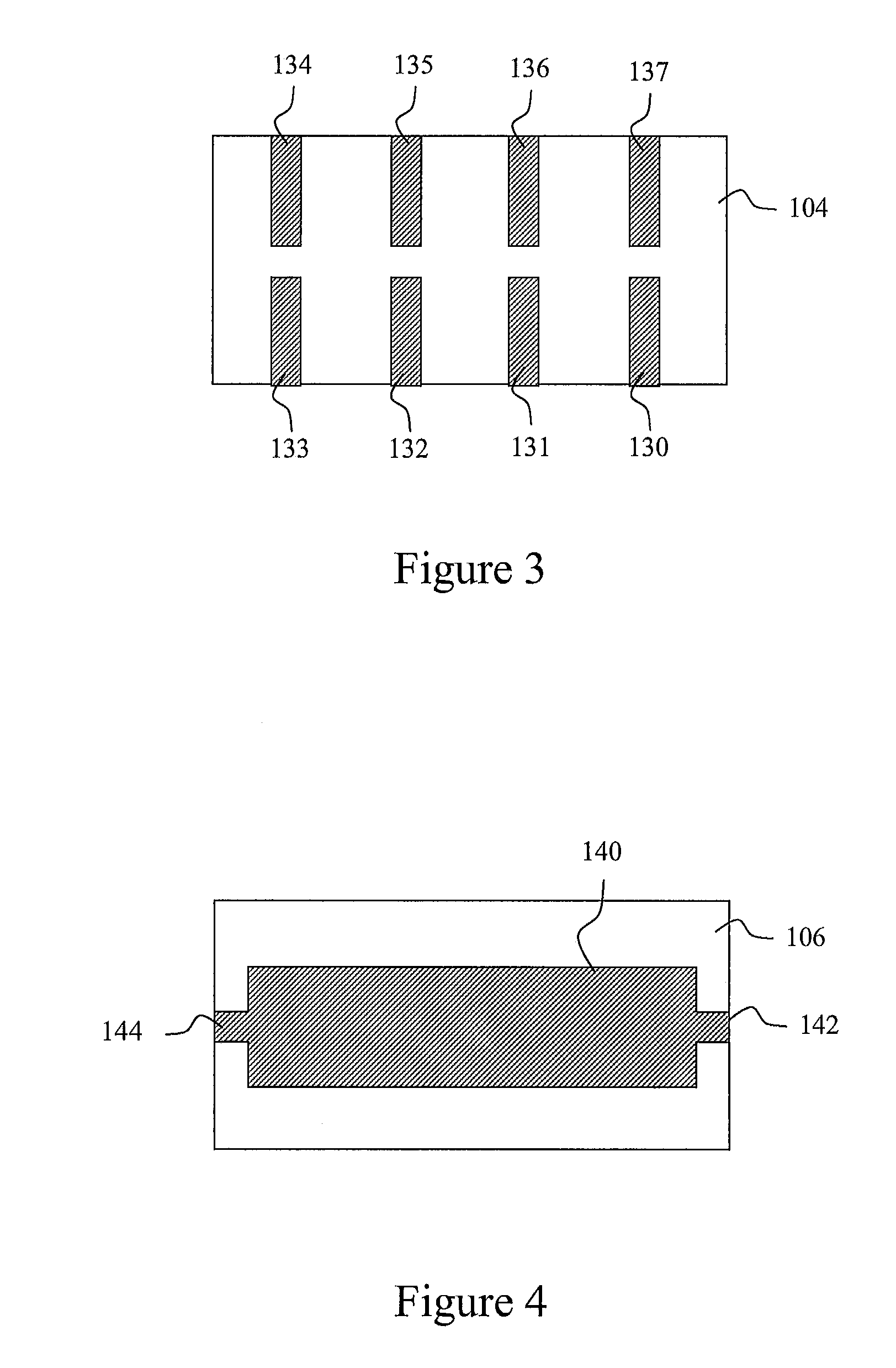 Element array and footprint layout for element array