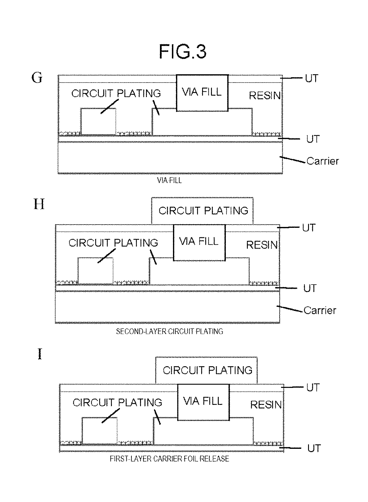 Carrier-attached copper foil, laminate, laminate producing method, printed wiring board producing method, and electronic device producing method