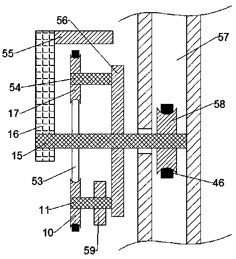 Track running snow removal device