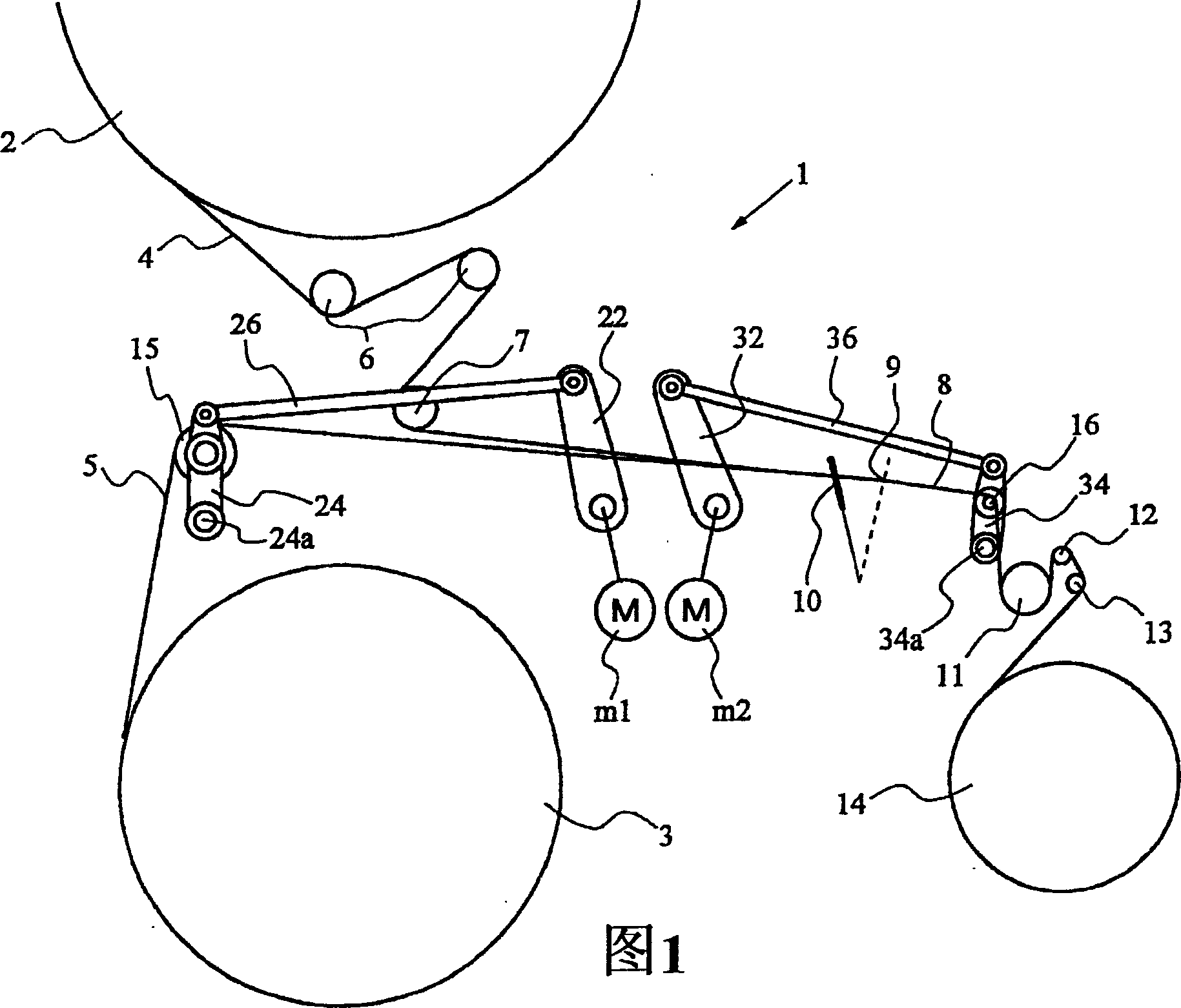 Driving device for terry motion members in cloth-shifting-type pile-loop loom