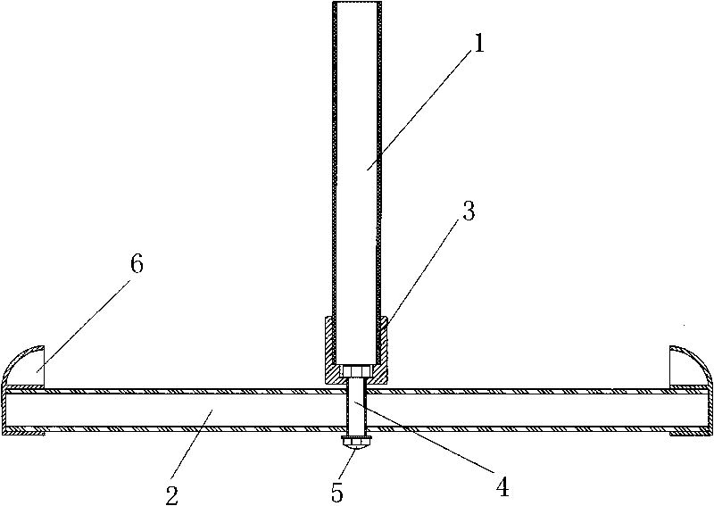 Special single-rod hanger for cable tray