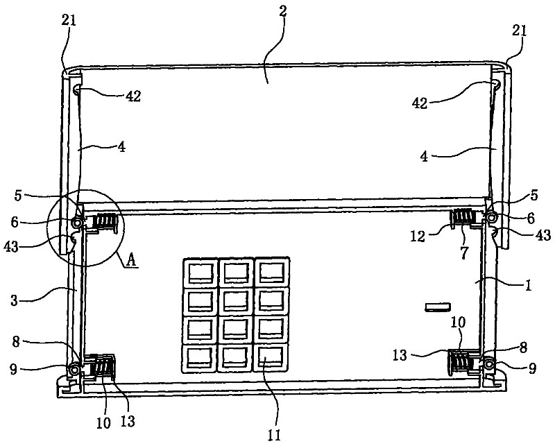 Sliding cover type safe panel