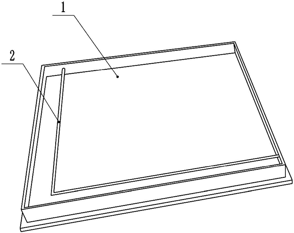 Positioning floor, positioning system and positioning method