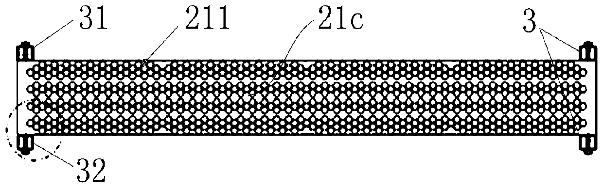 Anti-collision buffer strengthened structure of passenger car front wall