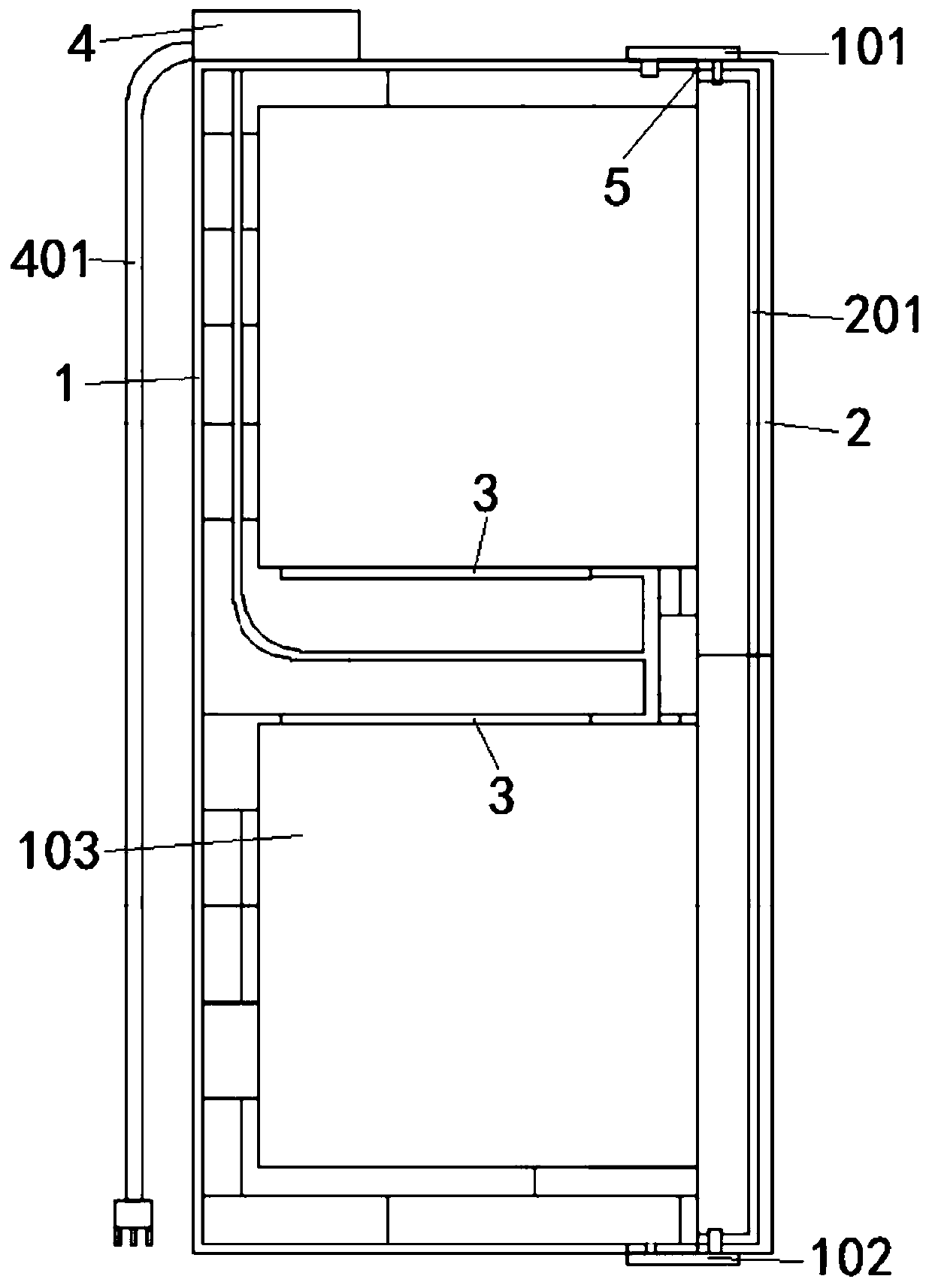 Electric-field freshness preservation refrigerator with shielding function