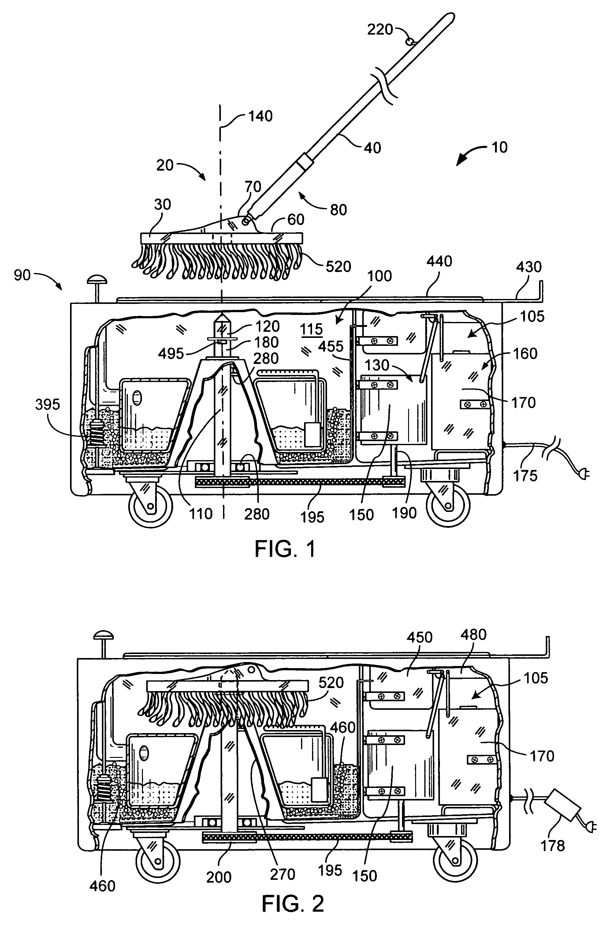 Mopping system and method of use