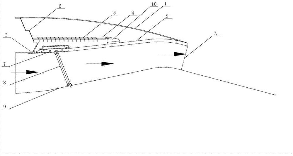 Reverse thrusting device with capacity of adjusting area of spray pipe