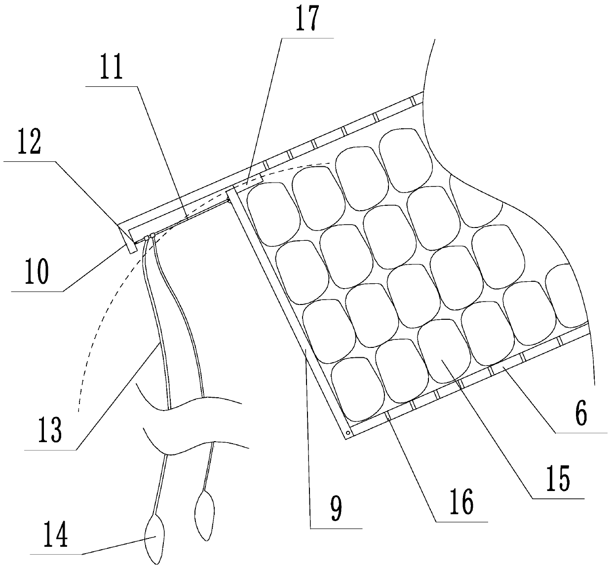 A multi-layered artificial fish reef