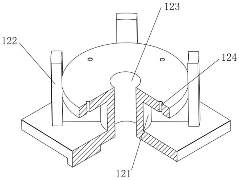 Clamping device for cover of wind power gear box