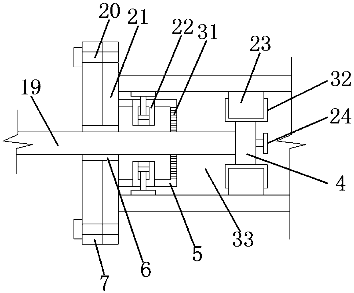 A water pressure test device for high pressure oil and gas pipelines