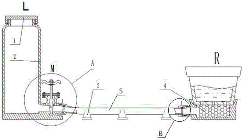 A long-lasting flower pot holder water supply system