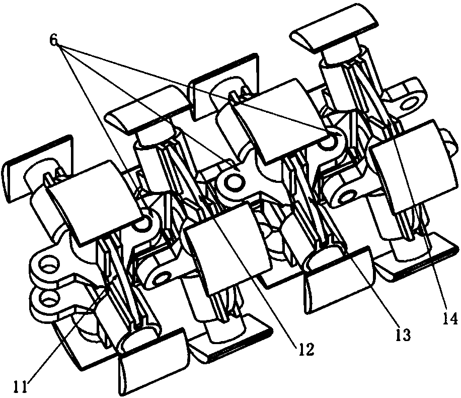 Curved tube inner wall rust removal device