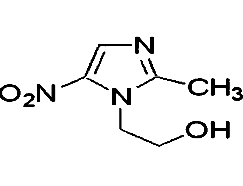 Metronidazole composition freeze-dried disintegrating tablets for vaginas and preparation method thereof