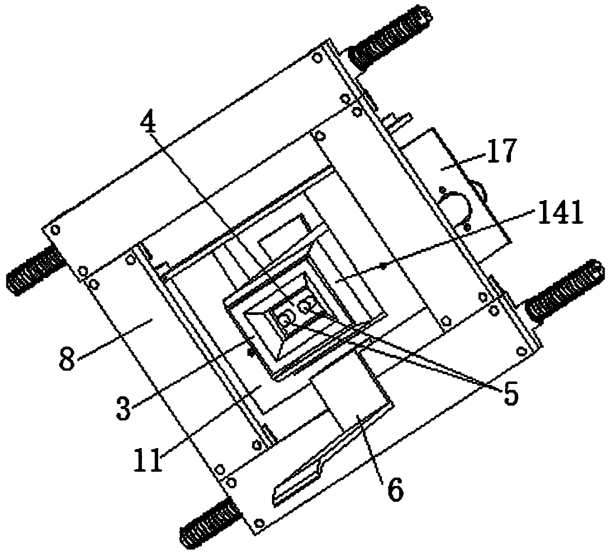 Magnetic type robot charging pile and robot charging system