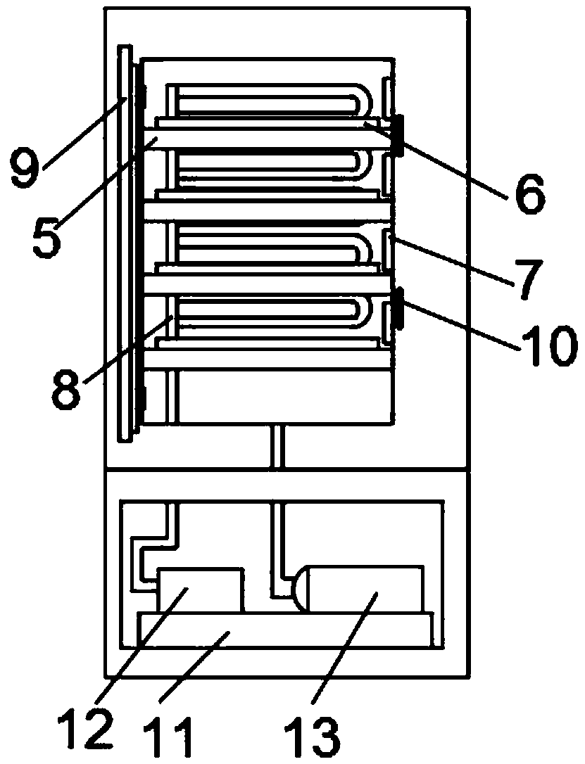 Freezer dryer for protein solution freeze-drying