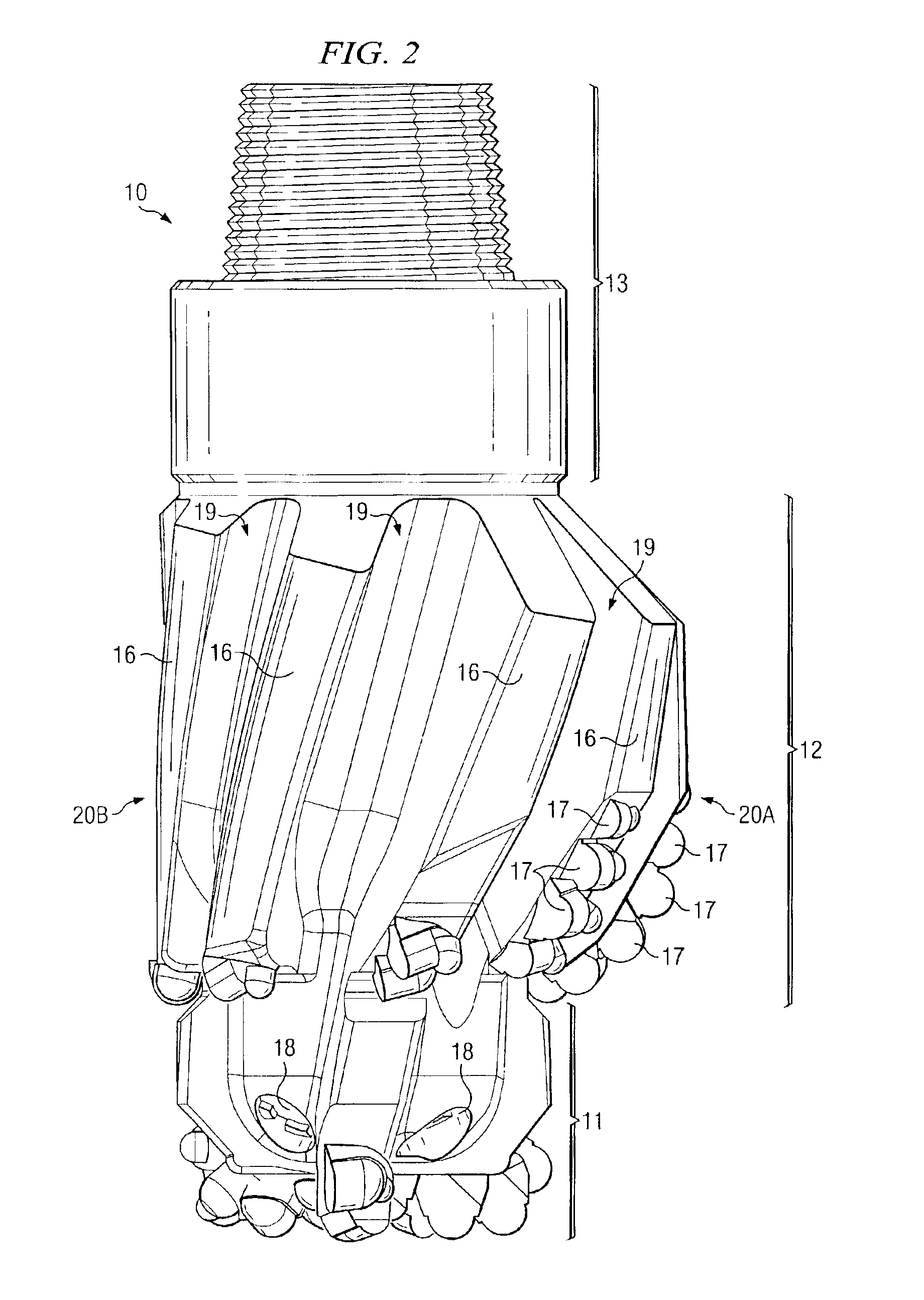 Drill out bi-center bit and method for using same