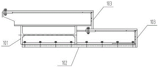 Flat pushing type feeding device for incineration fire grate